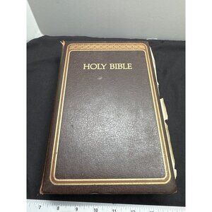 1975 Edition The Open Bible King James Version By Royal Leather Bound READ USA